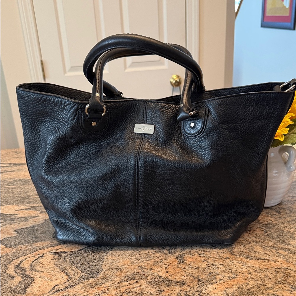Cole Haan Black Leather Tote